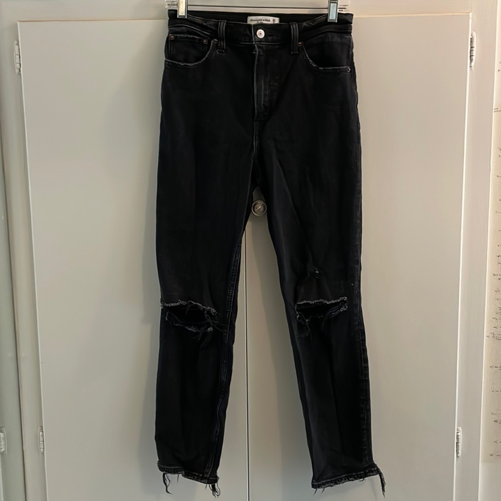 Abercrombie the mom jean high rise